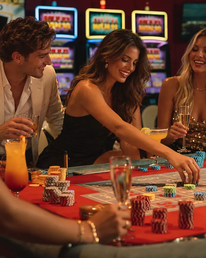 Mesa de roleta no Casino Dominic, casino em Cap Cana